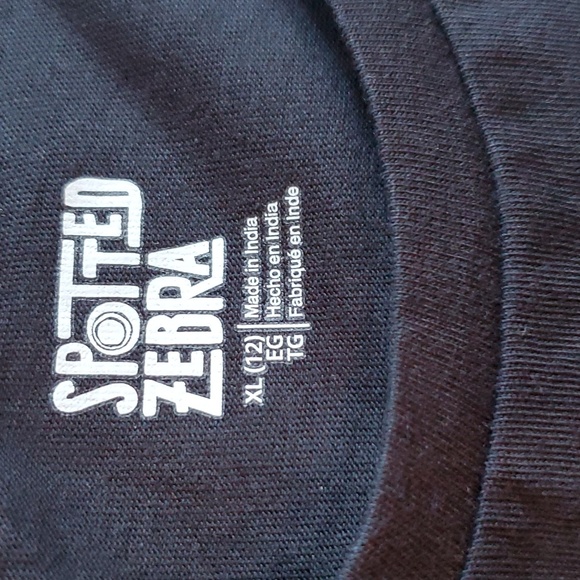 NEW Set 4 short sleeve t-shirts size XL (12) gray pink heart graphic unicorn - Picture 3 of 5